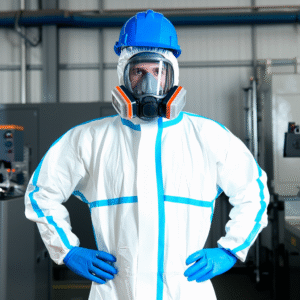 Breathable protective clothing for splashing saturated liquids YT300